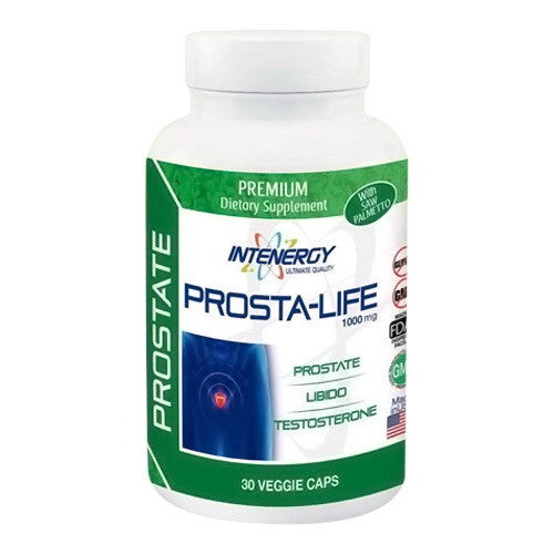 Intenergy Prosta Life Vegetarian Supplemenet Capsules For Prostate Function, 30 Ea